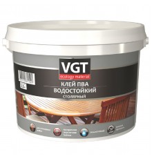 VGT клей ПВА водостойкий, столярный для работ по дереву, внутри и снаружи помещения (2,5кг)