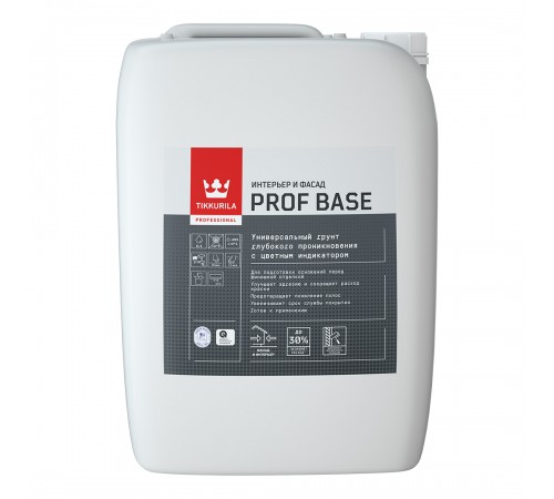 TIKKURILA EURO PROF BASE грунт интерьерный с индикатором (10л) TIKKURILA EURO PROF BASE грунт интерьерный с индикатором (10л)