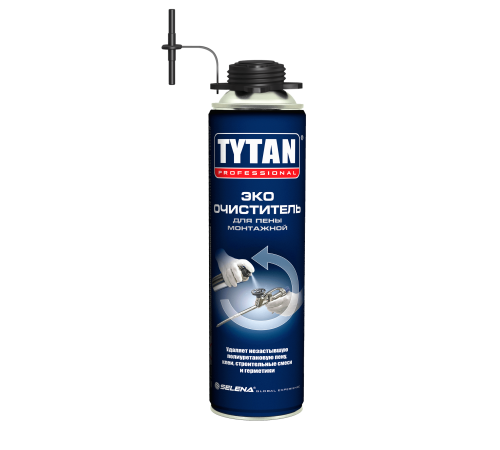 TYTAN PROFESSIONAL ЕCO / ТИТАН ПРОФЕШИОНАЛ ЭКО очиститель для монтажной пены (500мл) TYTAN PROFESSIONAL ЕCO / ТИТАН ПРОФЕШИОНАЛ ЭКО очиститель для монтажной пены (500мл)