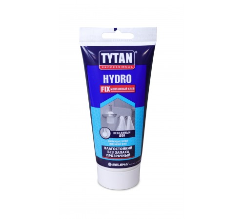 TYTAN PROFESSIONAL HYDRO FIX / ТИТАН ПРОФЕШИОНАЛ ГИДРО ФИКС клей акриловый монтажный, прозрачный (150мл)
