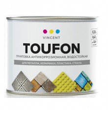 VINCENT TOUFON грунтовка антикоррозионная для металла, керамики, пластика и стекла (2,5л)