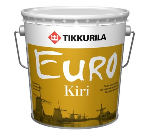 TIKKURILA EURO КИРИ лак паркетный алкидно-уретановый, гл. (2,7л) TIKKURILA EURO КИРИ лак паркетный алкидно-уретановый, гл. (2,7л)