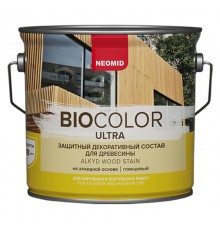 NEOMID BIO COLOR ULTRA / НЕОМИД БИО КОЛОР УЛЬТРА защитно декоративный состав на алкидной основе, орех (2,7л)