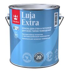 TIKKURILA LUJA EXTRA краска антигрибковая для влажных помещений полуматовая, база C (2,7л)