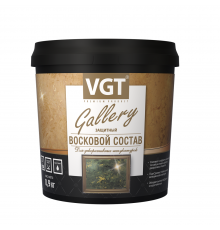 VGT GALLERY / ВГТ ГАЛЛЕРИ состав защитный восковой для декоративных штукатурок (0,9кг)