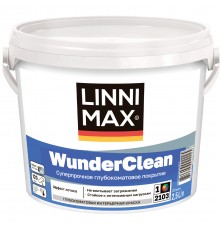 LINNIMAX WUNDERCLEAN / ЛИННИМАКС ВУНДЕРКЛИН краска интерьерная акриловая глубокоматовая, база 1, 2,5л