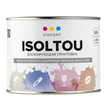 VINCENT ISOLTOU грунтовка для блокировки бытовых пятен (0,33л)