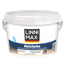 LINNIMAX HOLZFARBE / ЛИННИМАКС ХОЛЬЦФАРБЕ краска по дереву водно-дисперсионная для наружных и внутренних работ шелковисто-матовая база 3 1,18 л