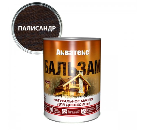 АКВАТЕКС-БАЛЬЗАМ масло для древесины, палисандр (0,75л)