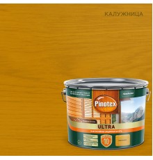 PINOTEX ULTRA / ПИНОТЕКС УЛЬТРА лазурь защитная влагостойкая для защиты древесины до 10 лет калужница 9л new