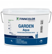 FINNCOLOR GARDEN AQUA / ФИННКОЛОР ГАРДЕН АКВА эмаль акриловая универсальная, база А (9л)
