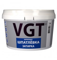 VGT шпатлевка затирка, акриловая, водостойкая для работ с керамической плиткой (1кг)