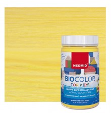 NEOMID BIO COLOR FOR KIDS / НЕОМИД БИО КОЛОР ФОР КИДС лазурь деревозащитная, желтый (0,25л)