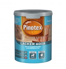 PINOTEX LACKER AQUA 10 / ПИНОТЕКС ЛАКЕР АКВА 10 лак на водной основе для мебели и стен, д/вн.работ, матовый 1л