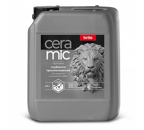 BRITE CERAMIC / БРАЙТ КЕРАМИК грунтовка глубокого проникновения (5л) BRITE CERAMIC / БРАЙТ КЕРАМИК грунтовка глубокого проникновения (5л)