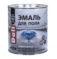 DALI / ДАЛИ эмаль для пола алкидно-уретановая моющаяся серый RAL 7040 9 л