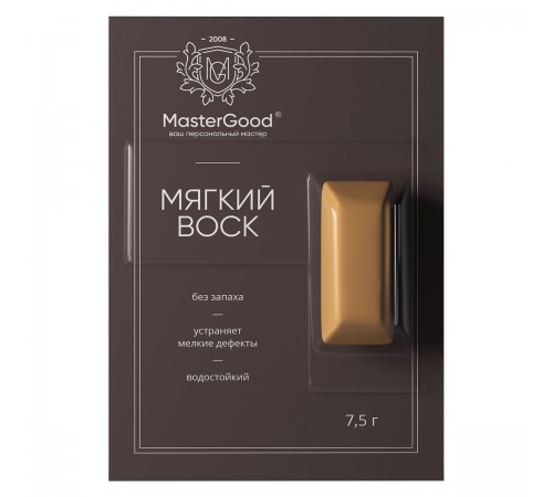 Master Good Мягкий воск для деревянных, ламинированных, пластиковых поверхностей, натурал. дуб 7,5гр Master Good Мягкий воск для деревянных, ламинированных, пластиковых поверхностей, натурал. дуб 7,5гр