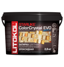 LITOKOL STARLIKE COLOR CRYSTAL EVO / ЛИТОКОЛ СТАРЛАЙК КОЛОР КРИСТАЛ ЭВО затирка двухкомпонентная, S.810 verde capri (2,5кг)