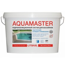 LITOKOL AQUAMASTER / ЛИТОКОЛ АКВАМАСТЕР состав гидроизоляционный для наружных и внутренних работ, серый (10кг)
