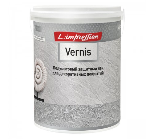 LIMPRESSION VERNIS лак защитный для декоративных покрытий, полуматовый (2,5л) LIMPRESSION VERNIS лак защитный для декоративных покрытий, полуматовый (2,5л)