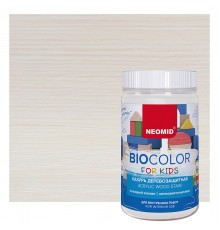 NEOMID BIO COLOR FOR KIDS / НЕОМИД БИО КОЛОР ФОР КИДС лазурь деревозащитная, белый (0,75л)