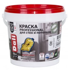 DALI PROFESSIONAL / ДАЛИ ПРОФЕССИОНАЛ краска для стен и потолков акриловая база А 0,9 л