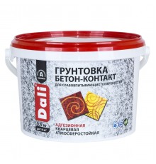 DALI / ДАЛИ бетон-контакт грунтовка адгезионная акриловая розовый 3,5 кг
