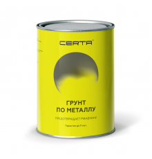 CERTA-PLAST / ЦЕРТА-ПЛАСТ грунт по металлу термостойкий до 600°С серый 4кг