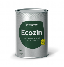 CERTA ECOZIN A / ЦЕРТА ЭКОЦИН А грунт по металлу антикоррозийный с 55% цинка серый 0,8кг