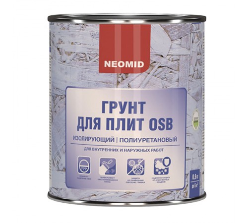 NEOMID грунт для OSB изолирующий полиуретановый (0,9 кг) NEOMID грунт для OSB изолирующий полиуретановый (0,9 кг)