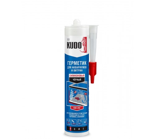KUDO HOME KSK-202 / КУДО ХОУМ KSK-202 герметик силиконовый для аквариумов и витрин, черный (280мл) KUDO HOME KSK-202 / КУДО ХОУМ KSK-202 герметик силиконовый для аквариумов и витрин, черный (280мл)