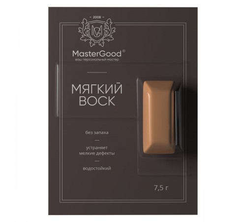 Master Good Мягкий воск для деревянных, ламинированных, пластиковых поверхностей, бук 7,5гр. Master Good Мягкий воск для деревянных, ламинированных, пластиковых поверхностей, бук 7,5гр.
