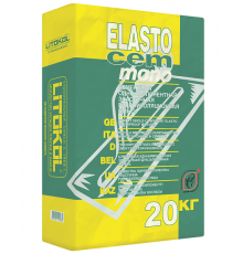 LITOKOL ELASTOCEM MONO / ЛИТОКОЛ ЭЛАСТОЦЕМ МОНО смесь гидроизоляционная, однокомпонентная, цементная, серый (20кг)