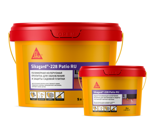 SIKA SIKAGARD 228 PATIO / СИКА СИКАГАРД 228 ПАТИО пропитка водоотталкивающая колеруемая 9 л SIKA SIKAGARD 228 PATIO / СИКА СИКАГАРД 228 ПАТИО пропитка водоотталкивающая колеруемая 9 л