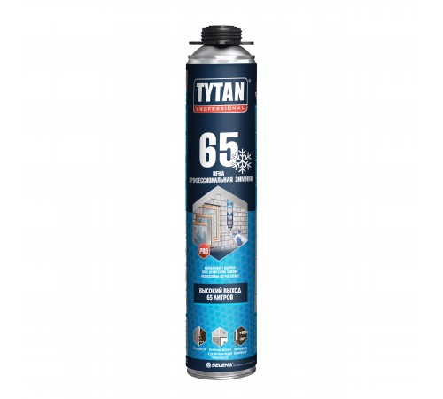 TYTAN PROFESSIONAL 65 / ТИТАН ПРОФЕШИОНАЛ 65 пена профессиональная, зимняя -20 (750мл) TYTAN PROFESSIONAL 65 / ТИТАН ПРОФЕШИОНАЛ 65 пена профессиональная, зимняя -20 (750мл)