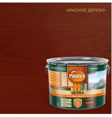 PINOTEX ULTRA / ПИНОТЕКС УЛЬТРА лазурь защитная влагостойкая для защиты древесины до 10 лет красное дерево 9л new