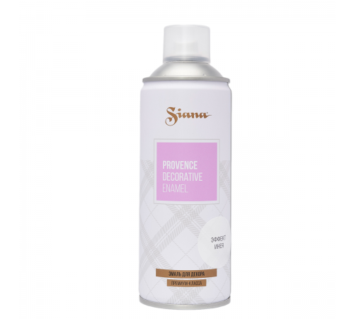 SIANA PROVENCE / СИАНА ПРОВАНС эмаль для декора акриловая аэрозольная с эффектом инея 520мл