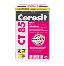 ЦЕРЕЗИТ CT 85 FLEX смесь штукатурно клеевая для плит из пенополистирола (25кг)
