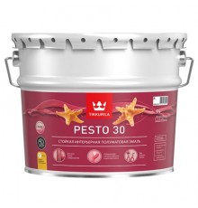 TIKKURILA EURO PESTO 30 эмаль алкидная для вн работ, п мат, Баз С (9л)
