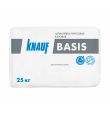 KNAUF BASIS / КНАУФ БАЗИС шпаклевка гипсовая базовая по гипсокартону для внутренних работ (25кг)