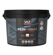 VGT ELASTIC / ВГТ ЭЛАСТИК ТРЕЩИНОСТОЙКАЯ РЕЗИНОВАЯ краска универсальная, белая (6кг)