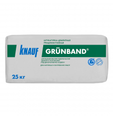 KNAUF GRUNBAND / КНАУФ ГРЮНБАНД штукатурка цементная фасадная трещиностойкая для вн/нар работ (25кг)