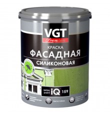 VGT PREMIUM / ВГТ ПРЕМИУМ IQ 159 краска фасадная, силиконовая с эфф. лотоса,самоочищающаяся, белая, база A (2л)