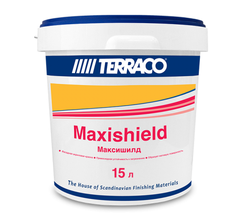 TERRACO MAXISHIELD краска на акриловой основе для внутренних и наружных работ,Pastel (15л) TERRACO MAXISHIELD краска на акриловой основе для внутренних и наружных работ,Pastel (15л)