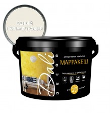 DALI-DECOR / ДАЛИ ДЕКОР Марракеш декоративная штукатурка жемчужная белый 3 кг