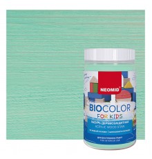 NEOMID BIO COLOR FOR KIDS / НЕОМИД БИО КОЛОР ФОР КИДС лазурь деревозащитная, бирюзовый (0,75л)