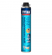 TYTAN PROFESSIONAL / ТИТАН ПРОФЕШИОНАЛ пено-клей для гипсокартона GUN (840мл)