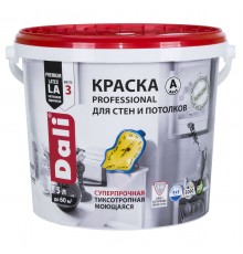 DALI PROFESSIONAL / ДАЛИ ПРОФЕССИОНАЛ краска для стен и потолков акриловая база С 5 л