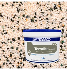 TERRACO ТЕРРАЛИТ крупнозернистая декор штукатурка с мраморной крошкой, 115-С 15кг