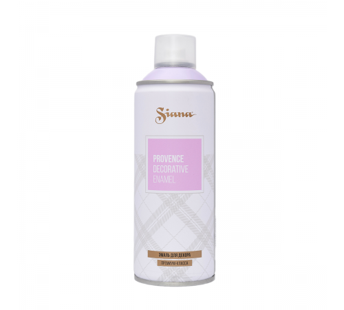 SIANA PROVENCE / СИАНА ПРОВАНС эмаль для декора акриловая аэрозольная сатиновая лаванда 520мл SIANA PROVENCE / СИАНА ПРОВАНС эмаль для декора акриловая аэрозольная сатиновая лаванда 520мл